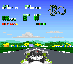 Kawasaki Superbike Challenge (Europe) In game screenshot